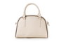 Lucky Bees 1282 Bolso de Cuero de Polivinilo, Elegancia y Versatilidad en Crema y Visón, Diseño Atemporal y Funcionalidad para Mujer